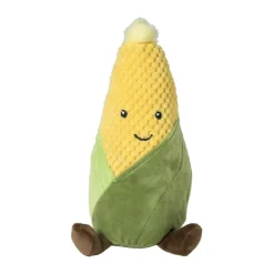 Knuffel mais - geel - 22.5x11.5 cm