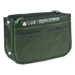Koffer/tas organizer - groen - 26x9x17 cm