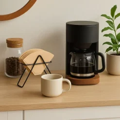 Koffiefilter rekje - zwart - 11x13x4.7 cm