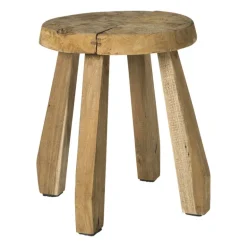 Krukje Munduk recycled hout - bruin - ø32x39 cm