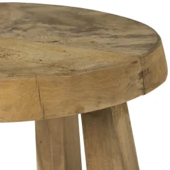 Krukje Munduk recycled hout - bruin - ø32x39 cm