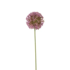 Kunstbloem allium - paars - 64 cm