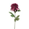 Kunstbloem chrysant groot - paars - 73 cm
