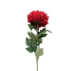 Kunstbloem dahlia groot - rood - 75 cm