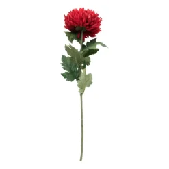 Kunstbloem dahlia groot - rood - 75 cm