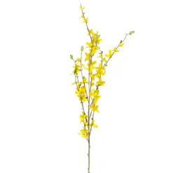 Kunstbloem forsythia - geel - 100 cm