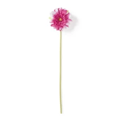 Kunstbloem gerbera - fuchsia - 60 cm