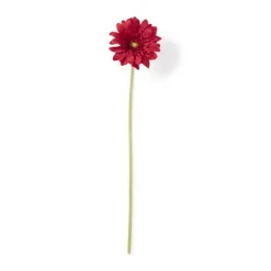 Kunstbloem gerbera - rood - 60 cm