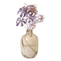 Kunstbloem gloriosa - goudkleurig/roze - 60 cm