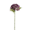 Kunstbloem hortensia - paars - 63 cm
