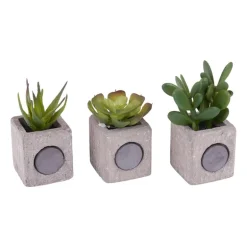 Kunstplantje in pot met magneet - diverse varianten