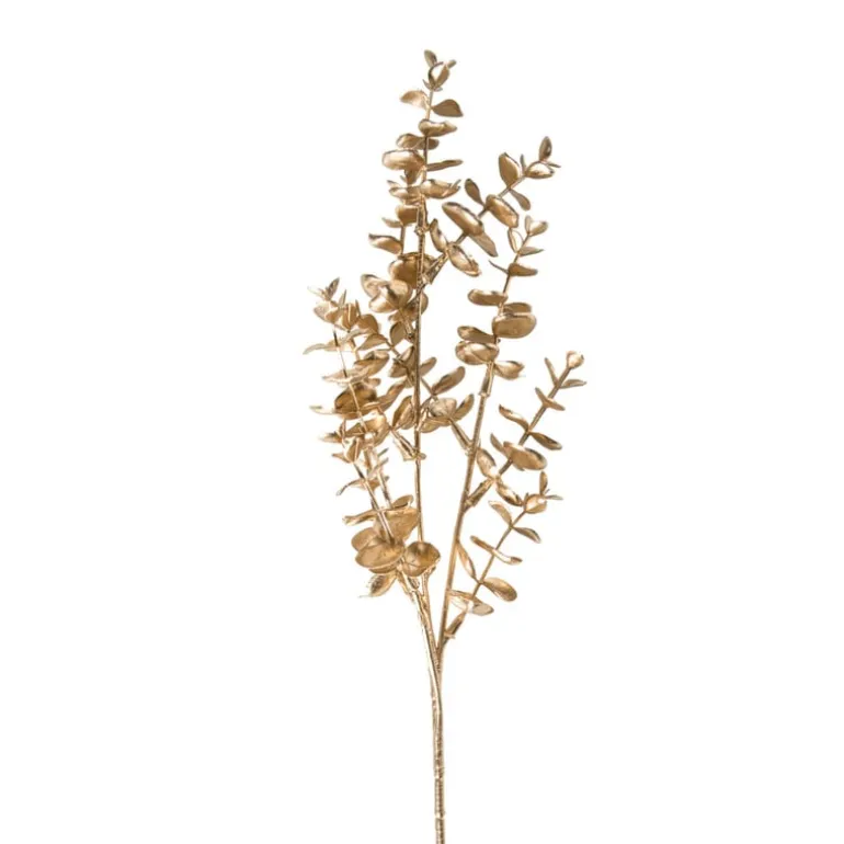 Kunsttak eucalyptus - goudkleurigkleurig - 56 cm