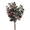 Kunsttak eucalyptus - rood - 23 cm