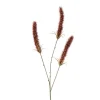 Kunsttak graan - rood - 63 cm