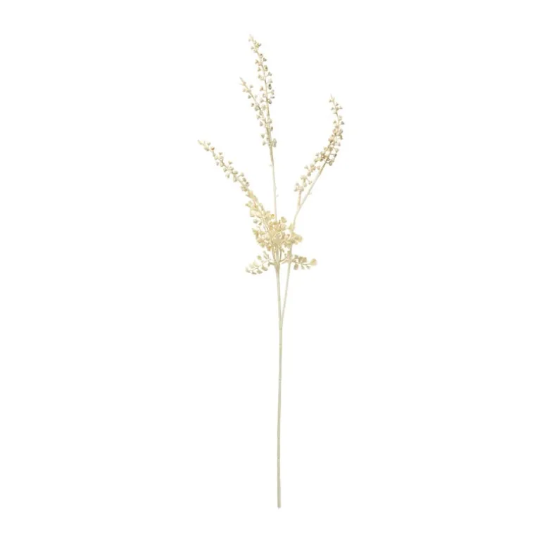 Kunsttak mini bolletjes - beige - 74 cm