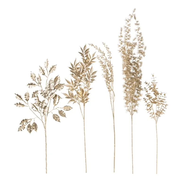 Kunsttak ruscus - goudkleurigkleurig - 71 cm