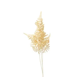 Kunsttak waaier - beige - 74 cm