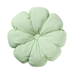 Kussen bloem - groen - ø42 cm