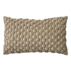 Kussen gepuft - bruin - 30x47 cm