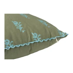 Kussen met print - groen - 45x45 cm