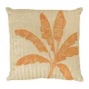 Kussen palmboom - beige/oranje - 43x43 cm