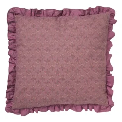 Kussen ruches - roze - 45x45 cm