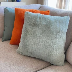 Kussen velvet - groen - 45x45 cm