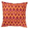 Kussen velvet wieber - roze/oranje - 45x45 cm