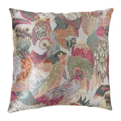 Kussen vogels - multikleur - 45x45 cm