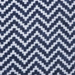 Kussen zigzag - blauw - 45x45 cm