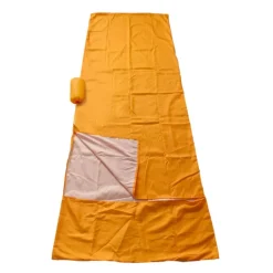 Lakenzak - oranje - polyester - 80x220 cm