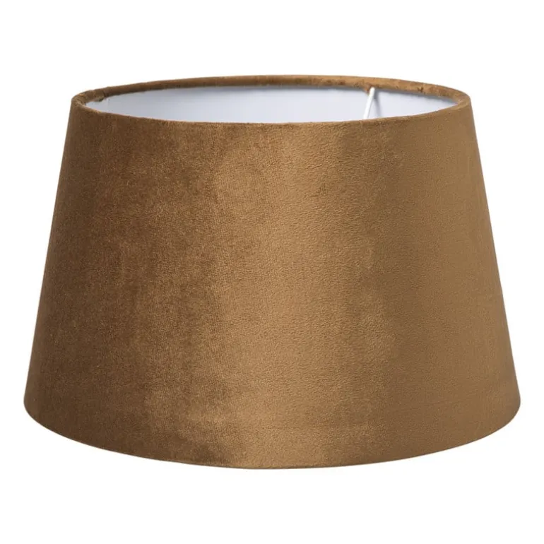 Lampenkap taps klein - bruin - ø23x14 cm