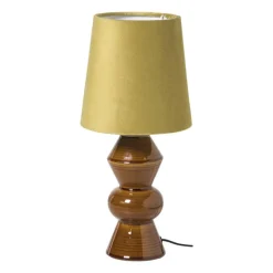 Lampenkap taps klein - geel - ø23x14 cm