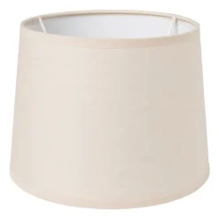 Lampenkap zand rond - ø19x14 cm