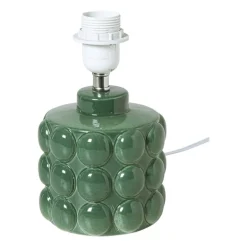 Lampvoet bollen - groen - ø13x22 cm