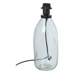 Lampvoet glas - blauw - ø12x34.5 cm