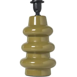 Lampvoet lagen - groen - ø11.2x18 cm