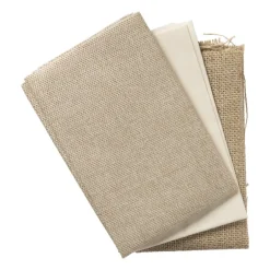 Lapjesstof jute - bruin - 50x40 cm