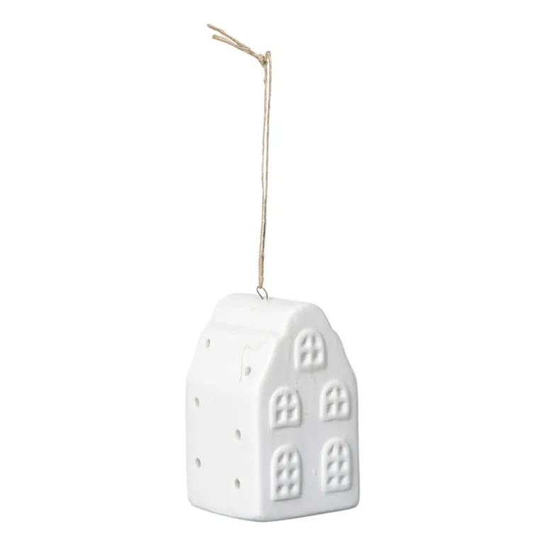 LED kersthuisje wit - 7.5x4.5x4.5 cm - diverse varianten