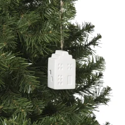 LED kersthuisje wit - 7.5x4.5x4.5 cm - diverse varianten