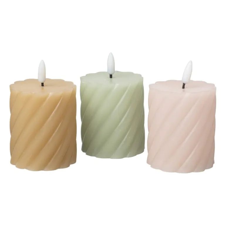 LED stompkaars klein twist - groen - ø7x8 cm