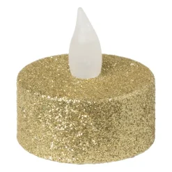 LED waxinelichten - goud - set van 4