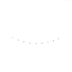 Lichtslinger met knijpers kerst - 30 cm - diverse varianten