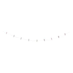 Lichtslinger met knijpers kerst - 30 cm - diverse varianten