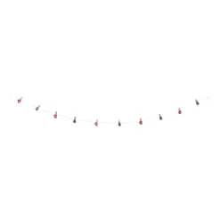 Lichtslinger met knijpers kerst - 30 cm - diverse varianten