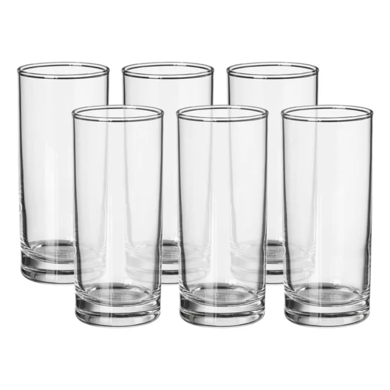 Longdrinkglazen - 270 ml - set van 6