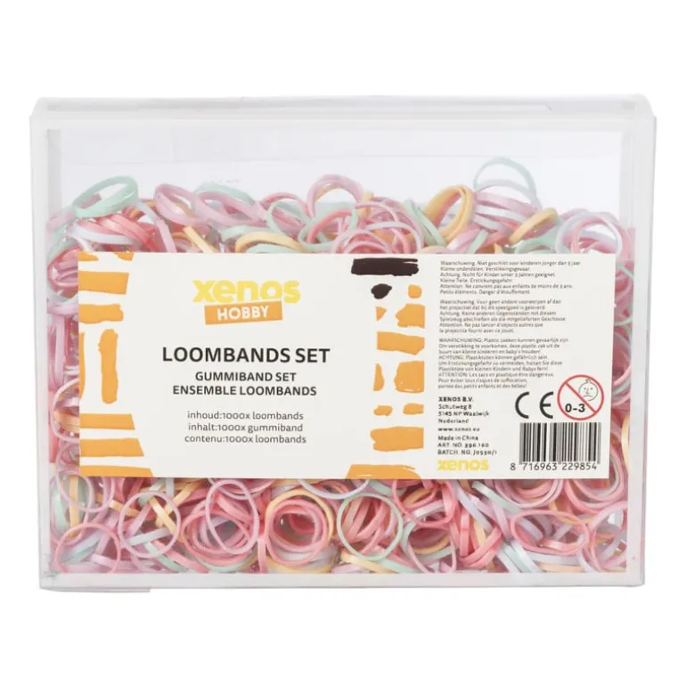 Loombands set - multikleur - 3.1x13.1x10.3 cm