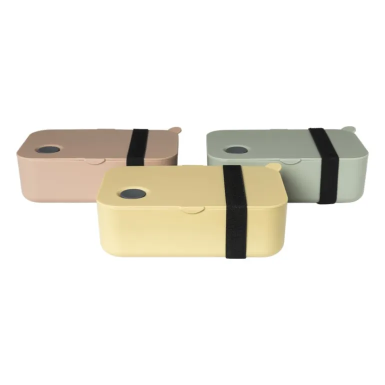 Lunchbox met elastiek - diverse kleuren - 1 liter