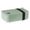 Lunchbox met elastiek - groen - 6.8x19x12 cm