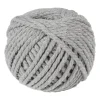 Macrame touw - grijs - 40 meter